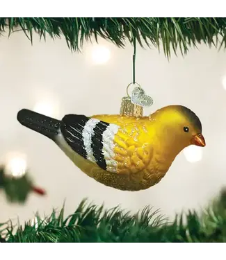OLD WORLD CHRISTMAS American Goldfinch Ornament