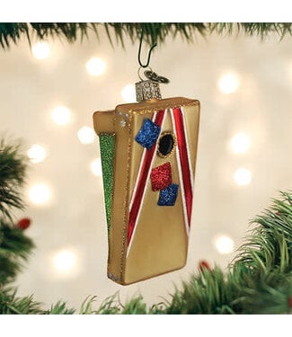 OLD WORLD CHRISTMAS Corn Hole Game Ornament