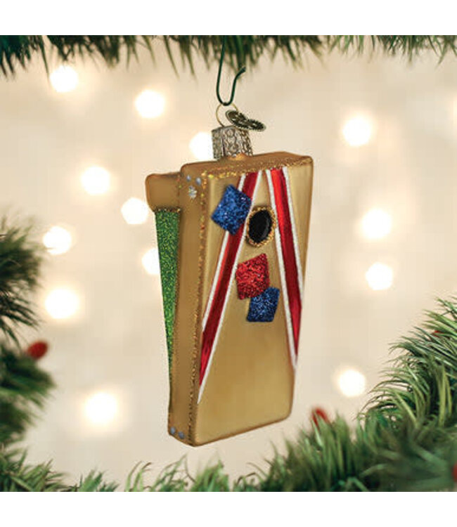 OLD WORLD CHRISTMAS Corn Hole Game Ornament