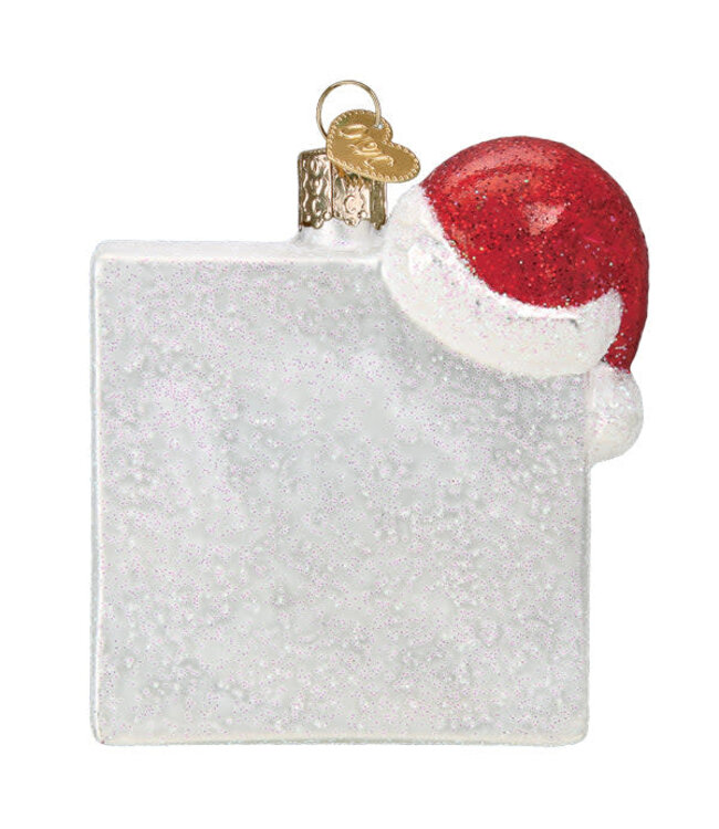 OLD WORLD CHRISTMAS Merry Words Ornament