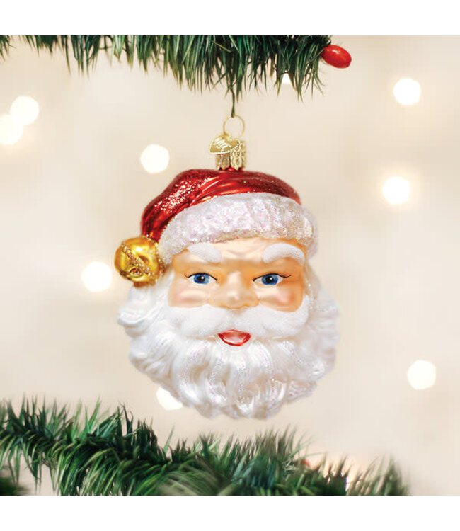 OLD WORLD CHRISTMAS Jingle Bell Santa Ornament