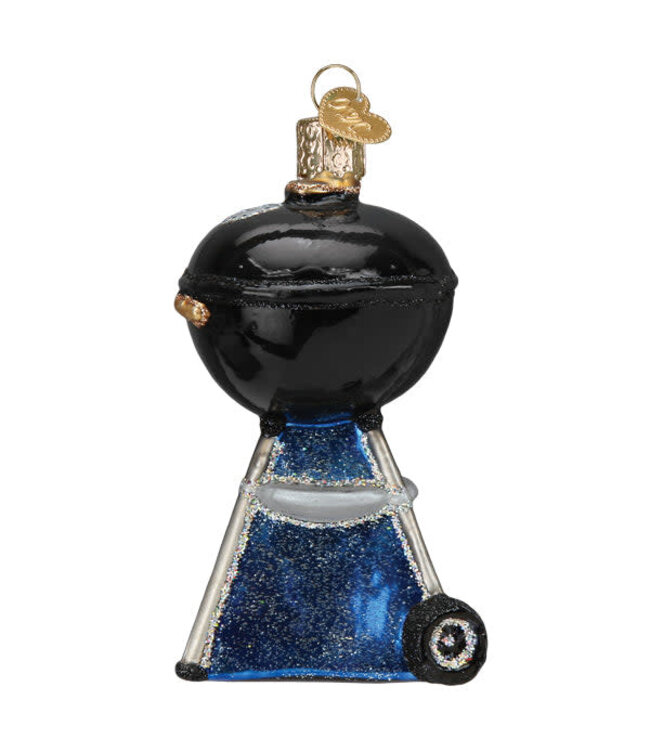 OLD WORLD CHRISTMAS Black Classic Barbecue Ornament