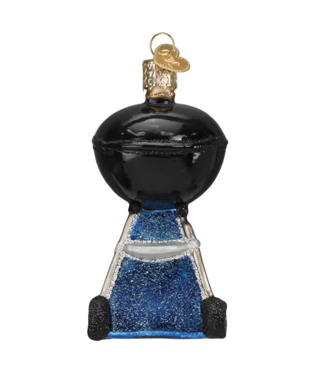 OLD WORLD CHRISTMAS Black Classic Barbecue Ornament