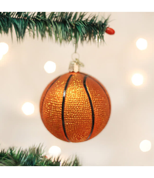OLD WORLD CHRISTMAS Basketball Ornament