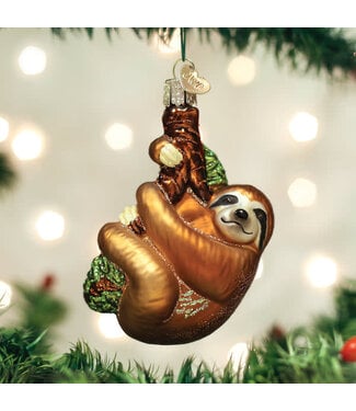 OLD WORLD CHRISTMAS Sloth Ornament