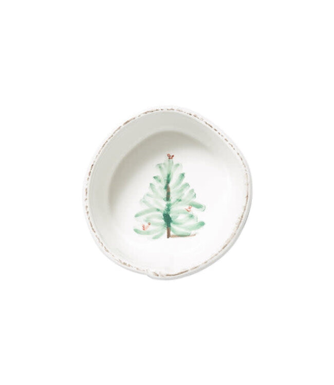 VIETRI Lastra Holiday Condiment Bowl