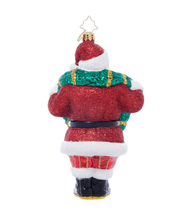 CHRISTOPHER RADKO Wreath Wrangler Claus