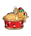 OLD WORLD CHRISTMAS Puppies In A Basket Ornament