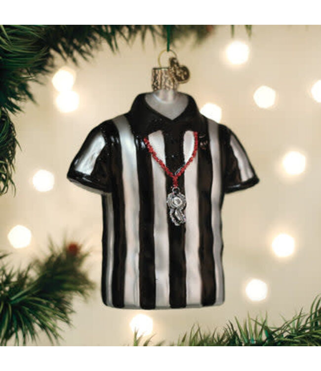 OLD WORLD CHRISTMAS Referee Shirt Ornament