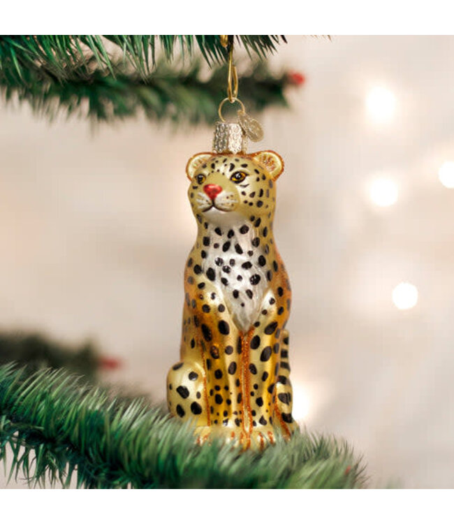 OLD WORLD CHRISTMAS Leopard Ornament