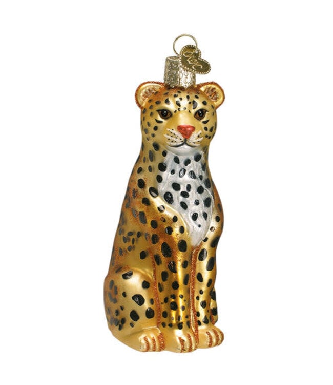 OLD WORLD CHRISTMAS Leopard Ornament