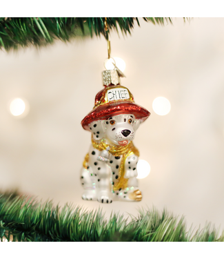 OLD WORLD CHRISTMAS Dalmatian Pup Ornament