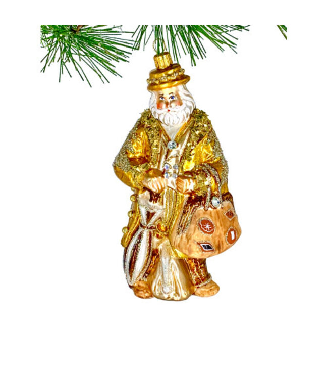 HEARTFULLY YOURS Old English Santa 6"