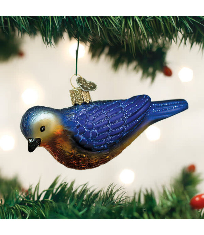 OLD WORLD CHRISTMAS Hanging Western Bluebird