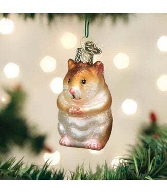 OLD WORLD CHRISTMAS Hamster Ornament