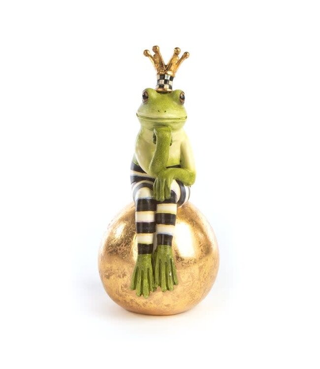 MACKENZIE CHILDS Fergal Frog on Ball