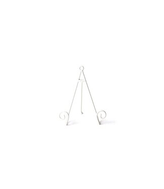 HAPPY EVERYTHING White Swirl Mini Plate Stand