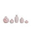 Pink Chinoiserie Hand-Painted Vase