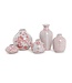 Pink Chinoiserie Hand-Painted Vase