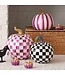 MACKENZIE CHILDS Plum Check Pumpkin - Large