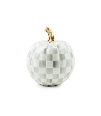 MACKENZIE CHILDS Sterling Check Pumpkin - Small