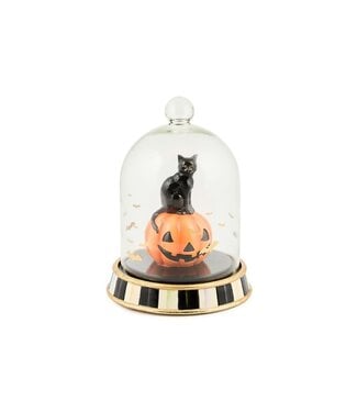 MACKENZIE CHILDS Halloween Black Cat Cloche