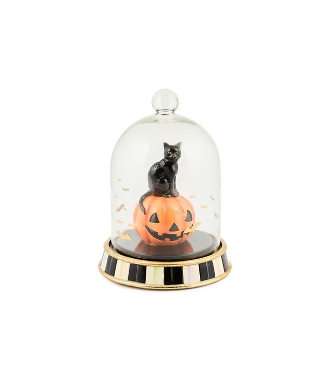 MACKENZIE CHILDS Halloween Black Cat Cloche