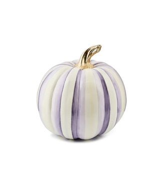 MACKENZIE CHILDS Violet Stripe Medium Pumpkin - Amber Marie
