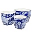 Ceramic Chinoiserie Planter Pot Dark Blue & White - Sold Individually