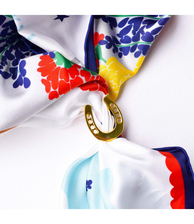 Lucky Horseshoe Saturday Scarf Ring