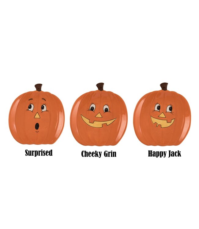 Dol Halloween Pumpkin Plate