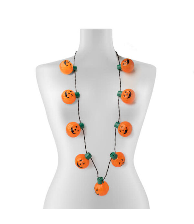 Lotsa Light Jumbo Flashing Halloween Necklace
