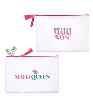 Mahjong Storage and Accessory Multipurpose Pouch