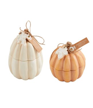 Ceramic Pumpkin Candles
