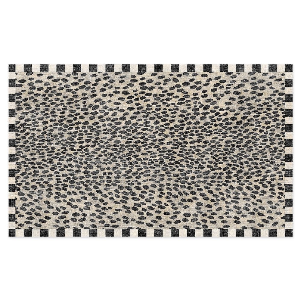 MACKENZIE CHILDS Snow Leopard 2' x 3' Washable Rug Amber Marie