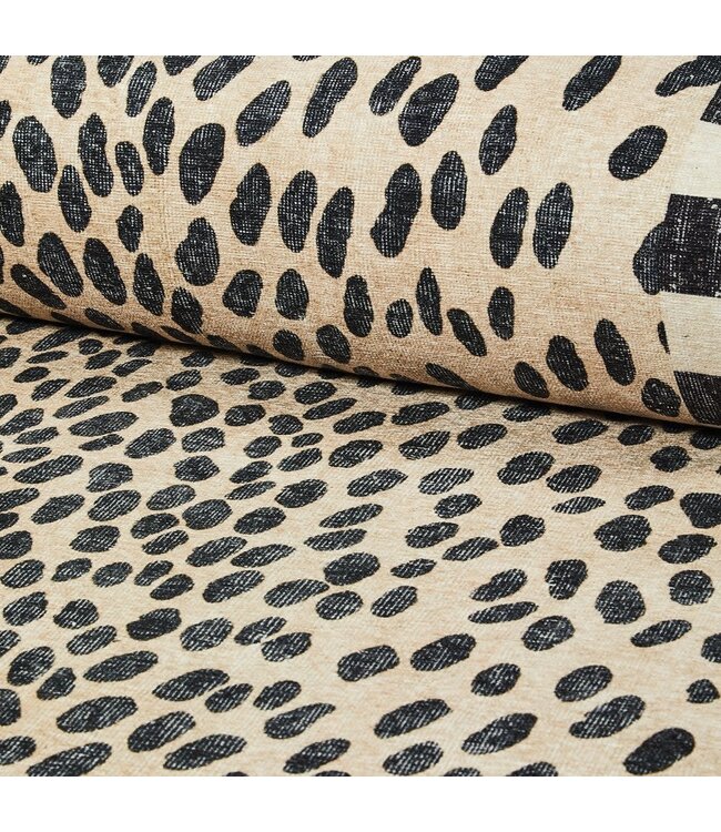 MACKENZIE CHILDS Snow Leopard 2' x 3' Washable Rug