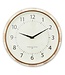 MACKENZIE CHILDS Mocha Check School Wall Clock