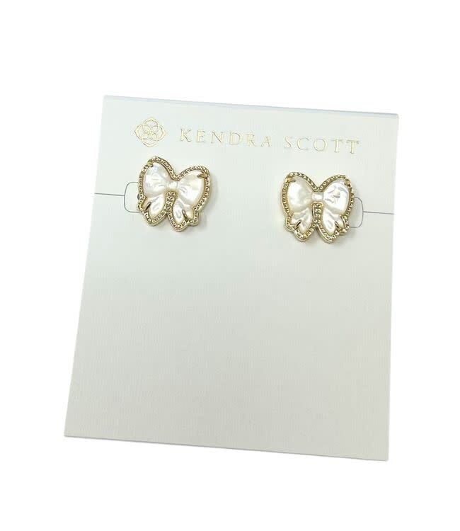 KENDRA SCOTT Haley Bow Stud Earrings