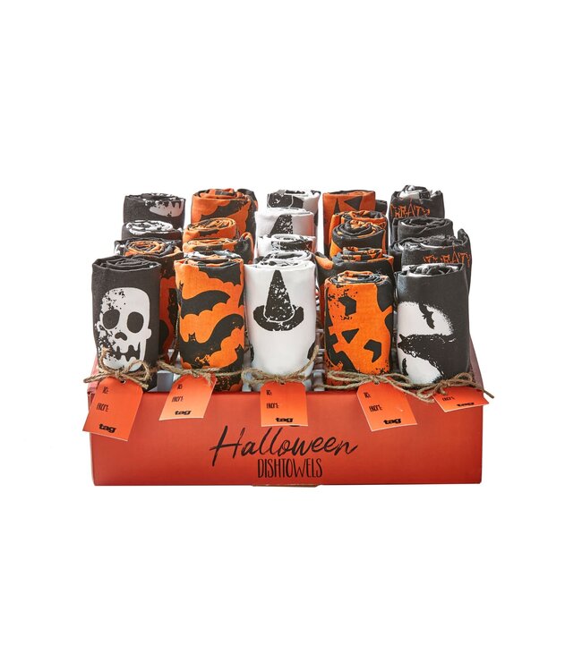 Halloween Dishtowel - Sold Individually