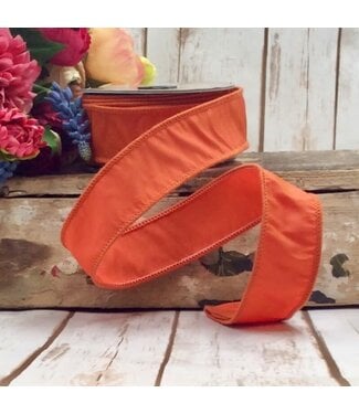1.5” X 10yds Taffeta, Persimmon