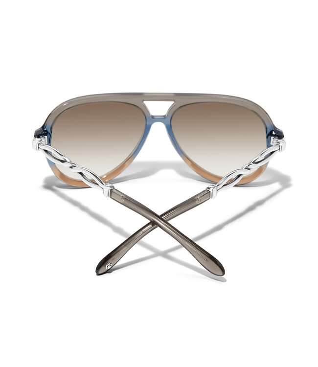 BRIGHTON Interlok Twist Aviator Sunglasses