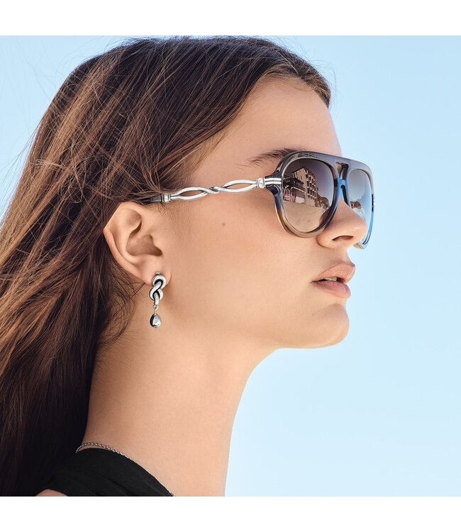 BRIGHTON Interlok Twist Aviator Sunglasses