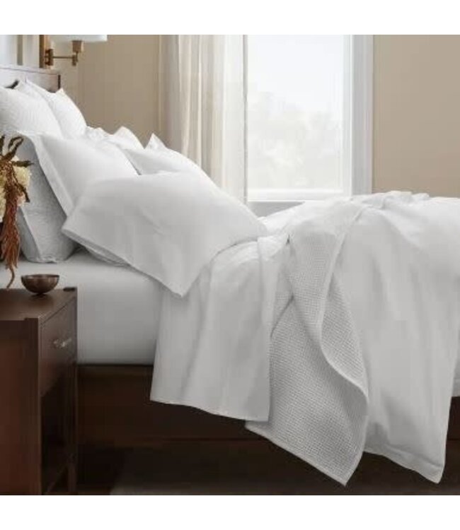 Signature Hemmed Sheet Set Queen - White