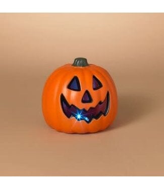 8.5"L Lighted Halloween Pumpkin