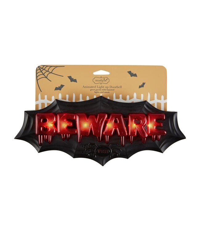 Beware Halloween Door Décor