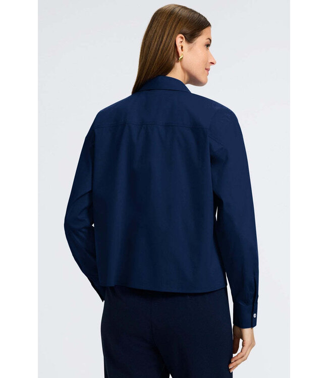 Marina No Iron Stretch Cotton Long Sleeve Shirt