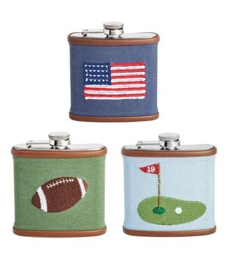 Men's Embroidered Icon Flasks