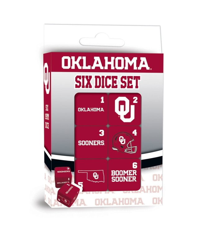 Oklahoma Sooners Dice Set