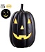11" Battery Operated Jack-O-Lantern With Light Black