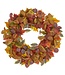 24" Maple/Eucalyptus Leaf Wreath Fall